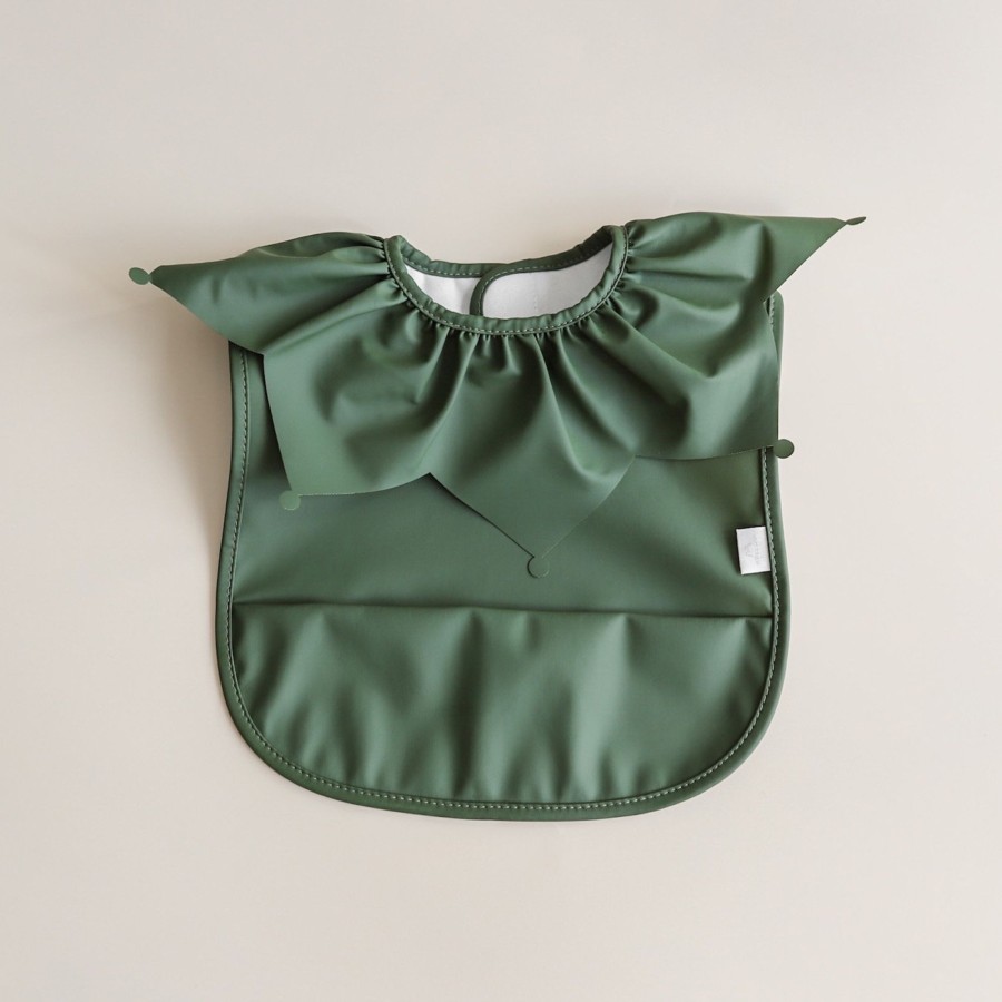 Feed Mellow | Mellow Starburst Baby Bib - Seaweed | Mellow