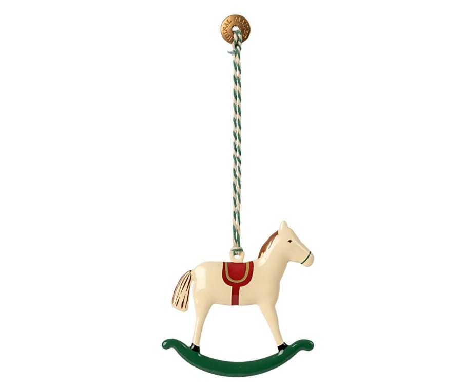 Interior Maileg | Maileg Rocking Horse Metal Ornament | Mellow