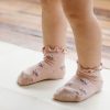 Wear Jamie Kay | Jamie Kay Alison Frill Ankle Socks - Dusky Rose | Mellow