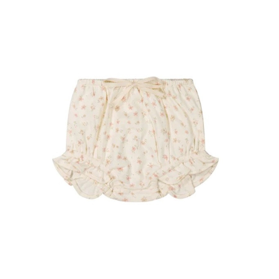 Wear Jamie Kay | Jamie Kay Organic Cotton Frill Bloomer - Goldie Egret | Mellow